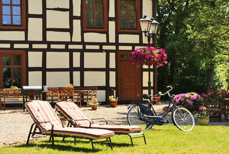 Gosciniec Zamkowy Otel Ujście-Darłowskie Dış mekan fotoğraf